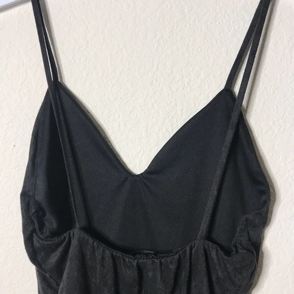 faux suede backless // bodysuit - Picture 5 of 5